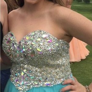 Prom dress - strapless